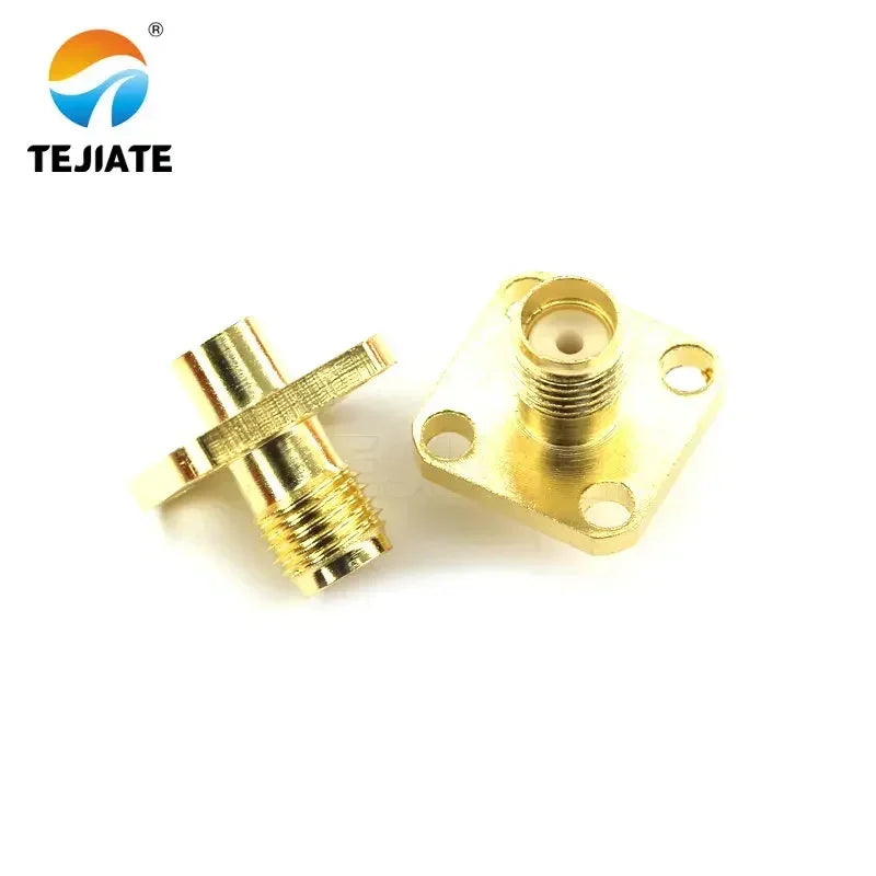1PCS SMA RPSMA N Connector Male Header Srtaight/Bent Header Half Flexible Steel Welding Adapter Match For RG141/402