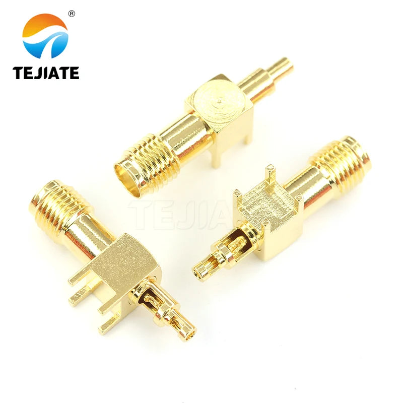 1PCS SMA-KWE-1.13 SMA connector 1.13 High quality RPSMA KWE-1.13 Open 90 degree female RF coaxial plug right angle connector