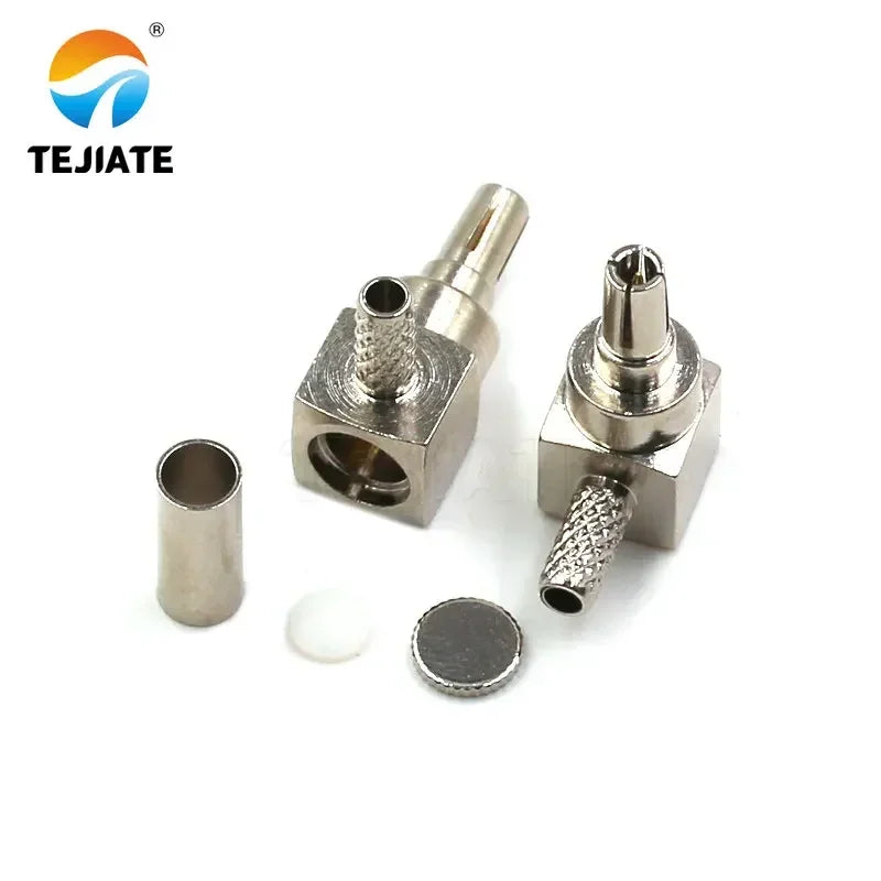 2PCS RF Connector CRC9 J/JW No Wires All Copper Gold-plated Or Nickel-plated
