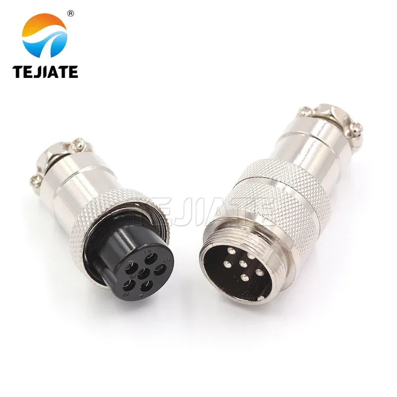 Butt-jointed aviation plug and socket GX20-2P/3/4/5/6/7/8/10/12 core 20mm butt connector