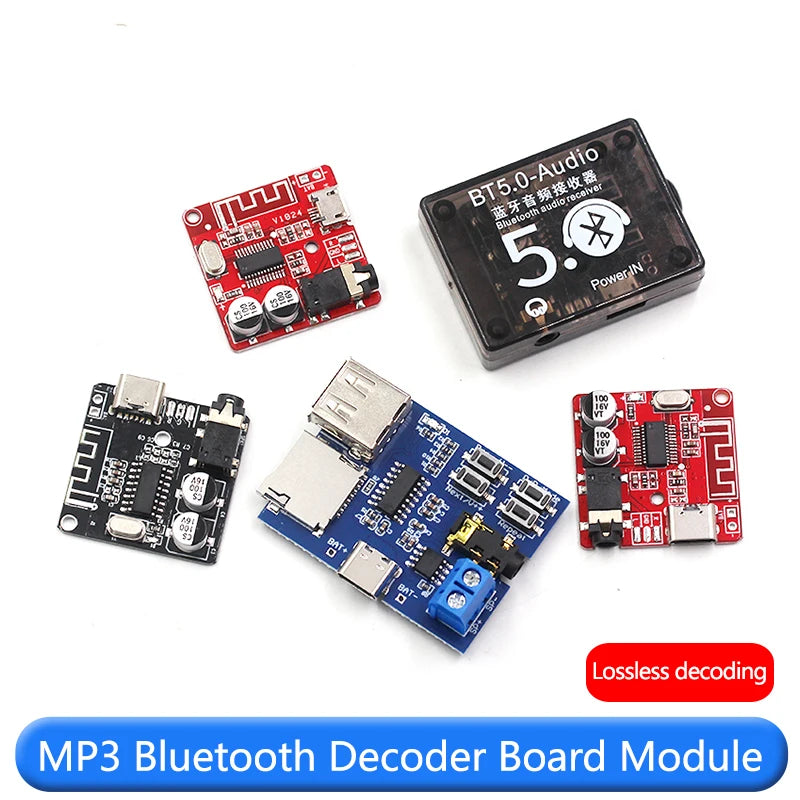 MP3 lossless decoding board MP3 decoder module TF card U disk decoding player with built-in amplifier DIY