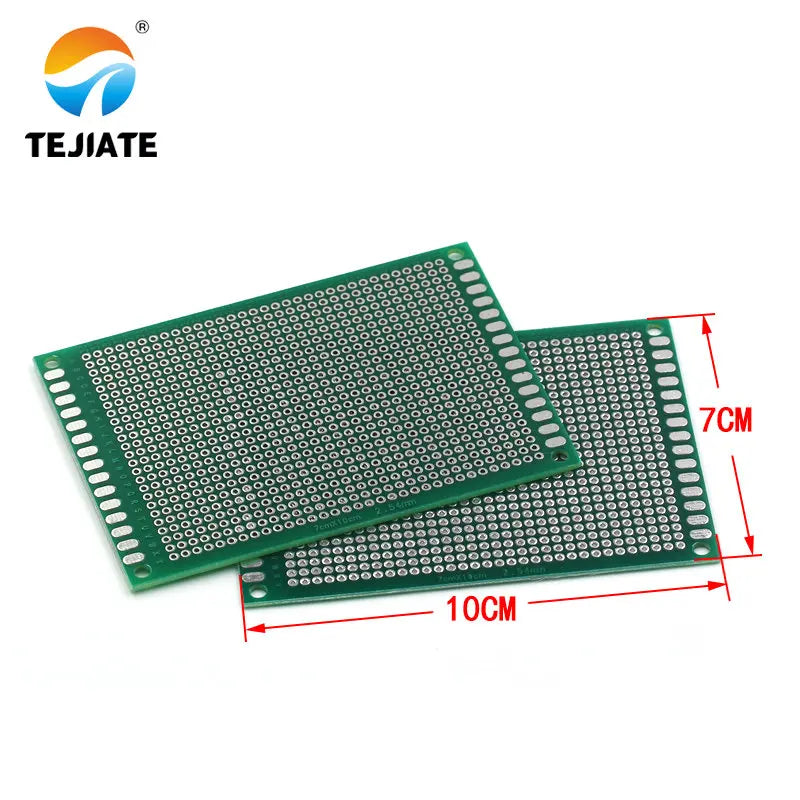 Double-sided tin plate PCB circuit board 4*6 5*7 6*8 7*9CM fiberglass board universal board perforated board