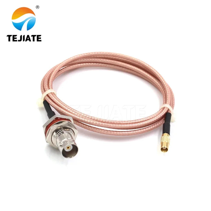 1PCS TEJIATE Adapter Cable BNC To MCX Type BNCK Convert MCXK 8-90CM 1M 1.5M 2M Length Connector RG316 Wire