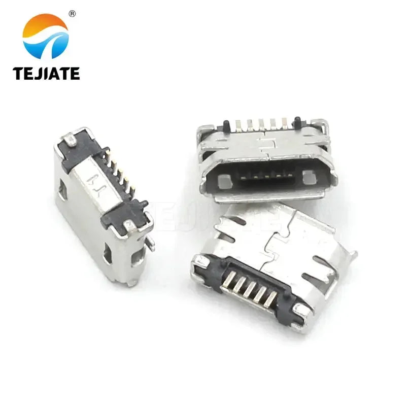 10PCS Micro-USB Socket MK5P Female-socket/Male-plug Paster/Straight-insert Type Plug-in Interface