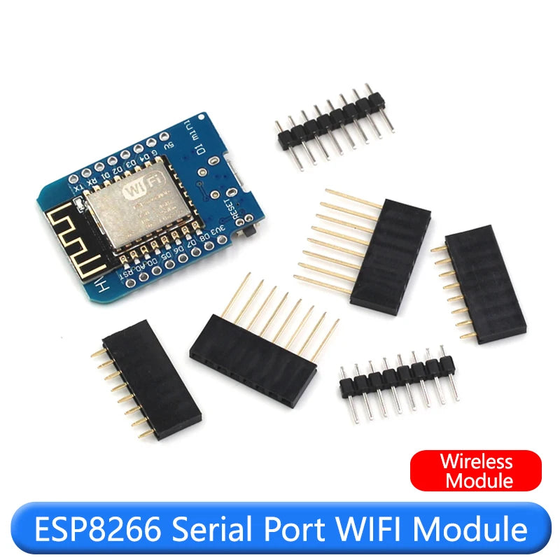 SESP8266 ESP-12 ESP-12F CH340G  V2 USB WeMos D1 Mini WIFI Development Board D1 Mini NodeMCU Lua IOT Board 3.3V With Pins