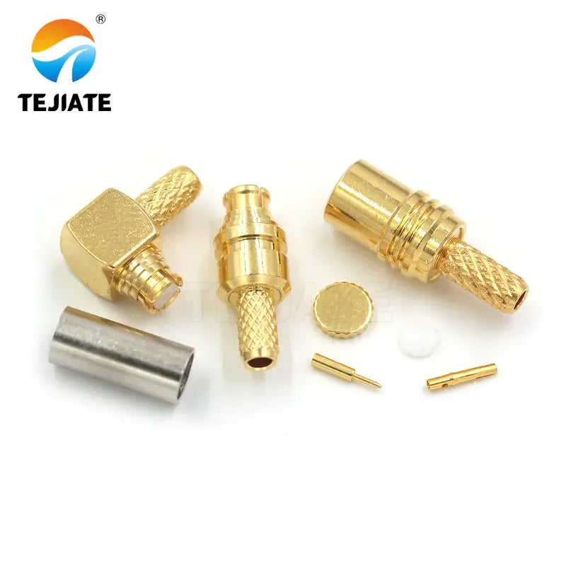 1PCS SMP Male and Female 1.5 Coaxial Connecor Straight and Angle RF Gold-Plated Adapter