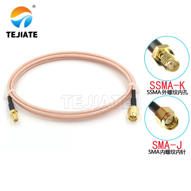 1PCS SSMA female to SMA male female extension cable SSMA-K to SMA-J SMA-KY BNC-J BNC-JW BNC-KY RF cable RG316 adapter cable