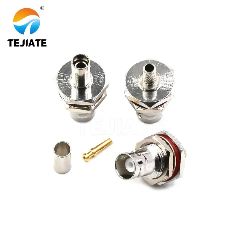 1PCS BNC-KY-1.5/3 Big Six Corners Female Header RF Coaxial Connector 50 Ohm Suitable For RG58/142/316 No Wire