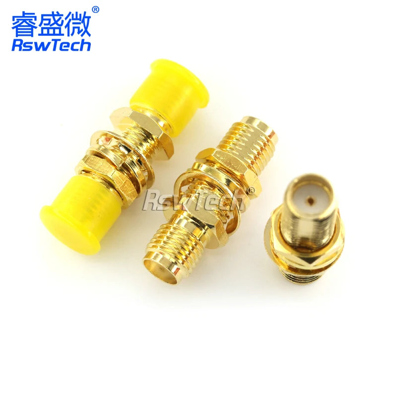1PCS Double Way/Double Inverse SMA Connector RPSMA-JJ KK JWK KKF KKY Inner Screw Inner Hole/Inner Pin L Type Adapter