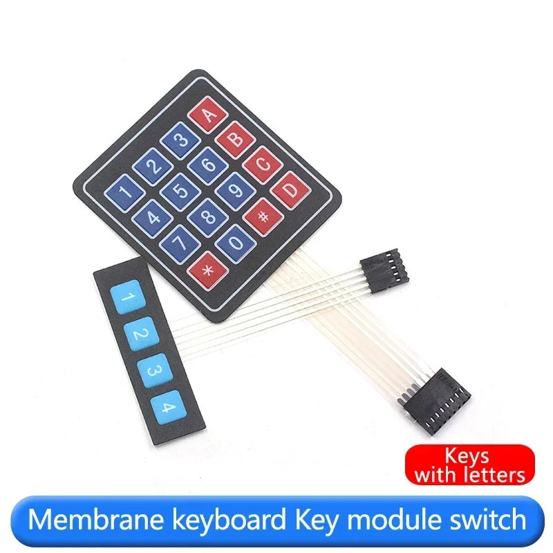 4 16Key Button 4*4 Membrane Switch Keypad 1x4 4x4 Matrix Array Keyboard For DIY Kit