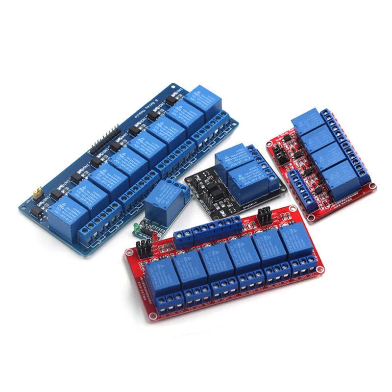 5v 12v 24v channel relay module Low level trigger Relay Output 1 2 4 8 way relay module for arduino