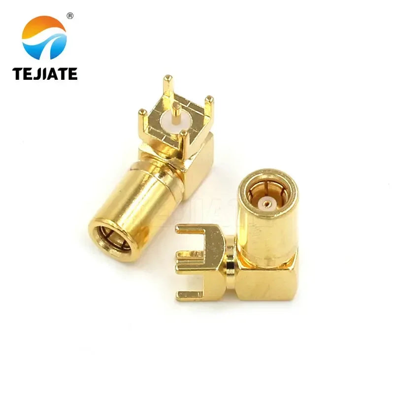 2PCS SMB RF Adapter Antenna Pedestal SMA To SMB-JJ/KK L-type BNC/SMA Male To SMB Male Header SMB Double Way Connector