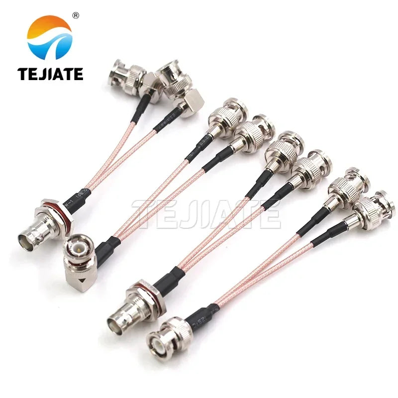 BNC Male Female To Two BNC Adapters 10cm RG316 Cable