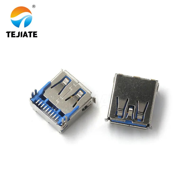5pcs USB3.0-AM / AF 90 / 180 Degree USB A Male Plug A Female Seat B Female square port A Type B Sockect Interface Connector