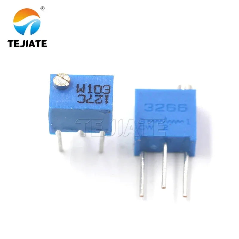 5pcs 3266W top adjustment adjustable precision potentiometer 1K 2/5/10/20/100/200/500K 103 multi-turn