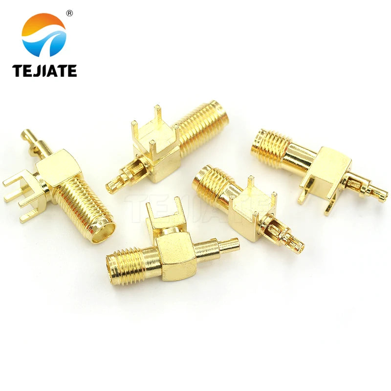 1PCS SMA-KWE-1.13 SMA connector 1.13 High quality RPSMA KWE-1.13 Open 90 degree female RF coaxial plug right angle connector