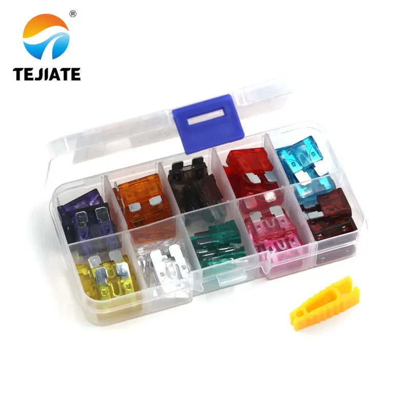 10pcs/lot Medium-sized automobile fuse 3A 5A 7.5A 10A 15A 20A 25A 30A 35A 40A Fuses Holder Add-a-circuit Electrical appliances