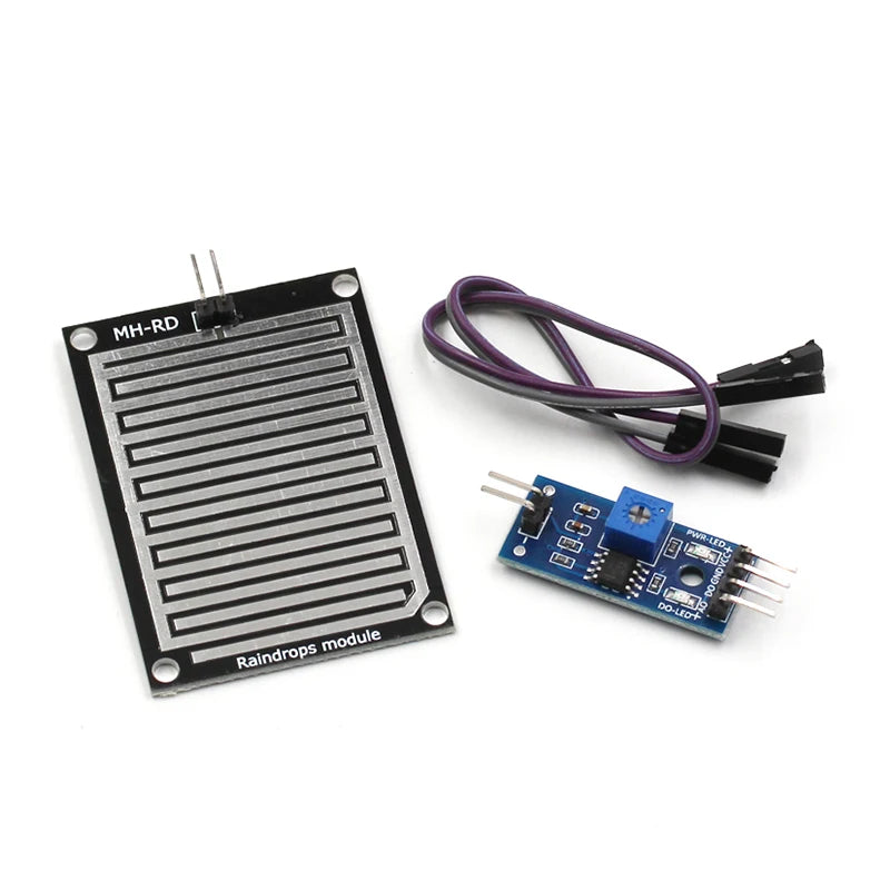 Raindrop sensor module rain sensing module weather module water level display