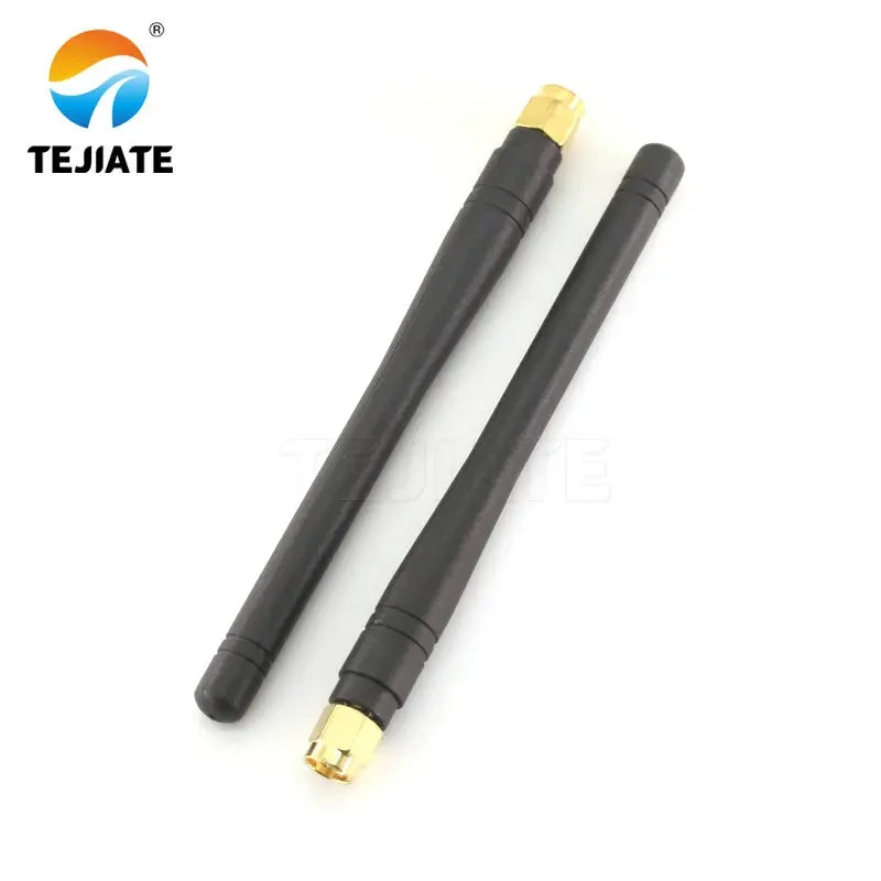 5PCS GPRS/GSM SMA 6/8/10/10.5/11CM Glue Antenna Straight/Bent Header Inner Pin/Hole Four Frequency High Gain Kit Black