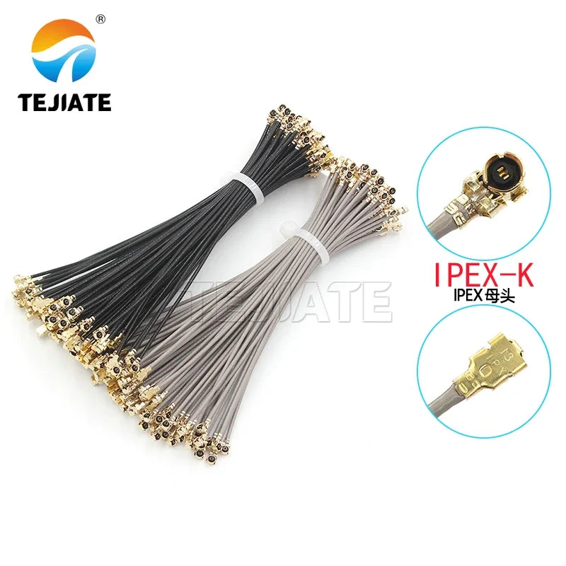 5PCS micro coaxial cable female Plug to u.fl Female Jackmicro coaxial cable Connector rf0.81 Jumper Cable