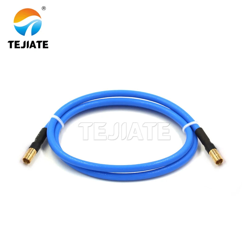 1M RG141 MCX to MCX SMA to MCX Male/Female Blue Semi-flexible Cable