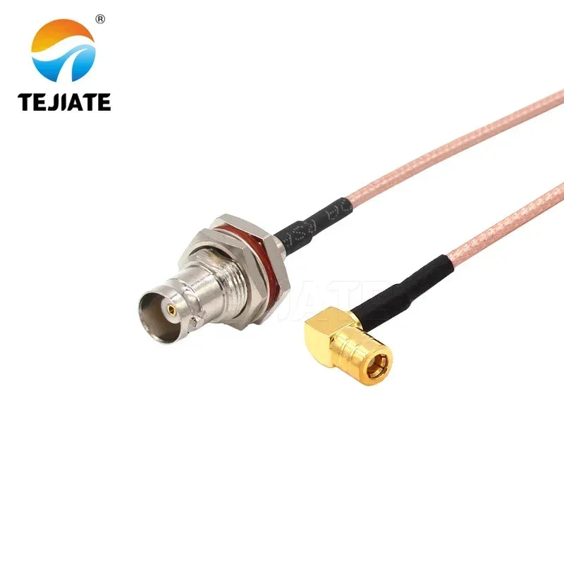 1PCS TEJIATE Adapter Cable SMB To BNC Type SMBKW Convert BNCK 8-90CM 1M 1.5M 2M Length Connector RG316 Wire