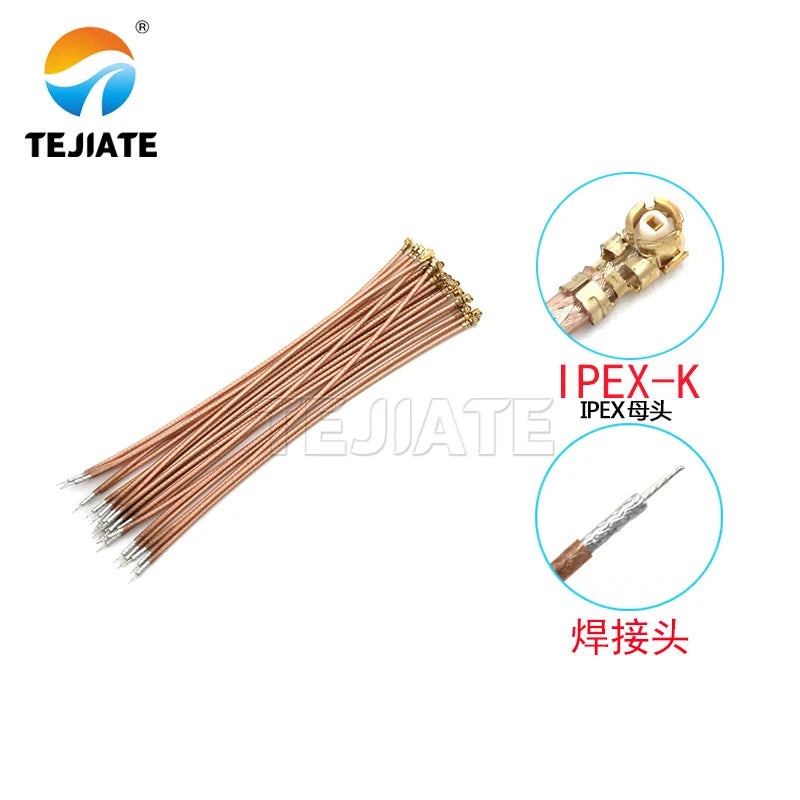 1PCS The first generationRF Antena UFL Seat single ended female RG178 cable 10CM-2M RF coaxial welding joint