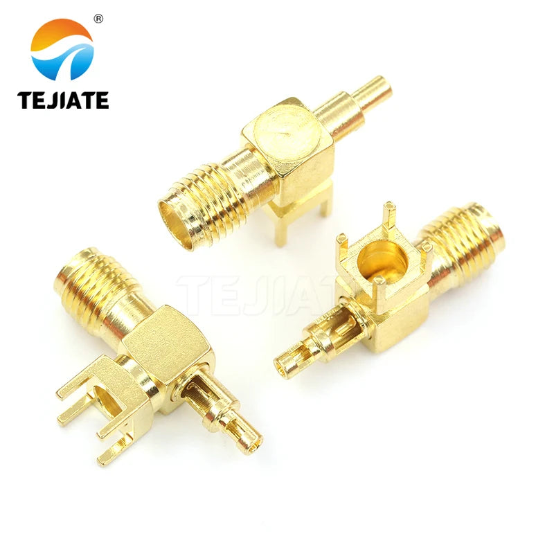 1PCS SMA-KWE-1.13 SMA connector 1.13 High quality RPSMA KWE-1.13 Open 90 degree female RF coaxial plug right angle connector