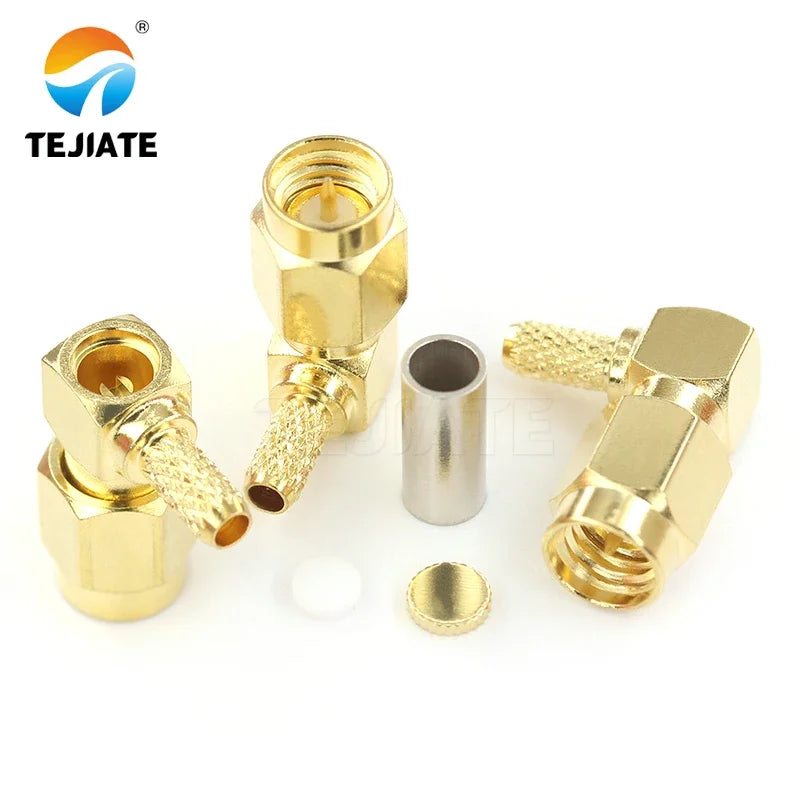 1PCS L5/M5-J/JW/KY/KK Dual Female And Male Conenctor Crimp Coaxila Cable Adapter