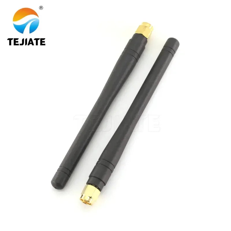 5PCS GPRS/GSM SMA 6/8/10/10.5/11CM Glue Antenna Straight/Bent Header Inner Pin/Hole Four Frequency High Gain Kit Black