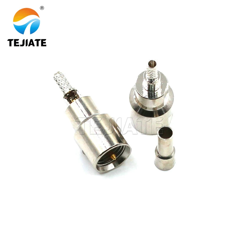 1PCS FME Female and Male All Copper Nicklplated Wholesale Jack Crimp for RG58/RG142 Connector