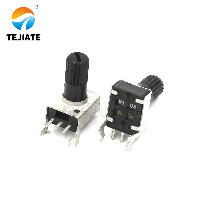 5PCS 0932 potentiometer adjustable resistor vertical 5K 10K 50k 100K 3-foot long handle 12.5MM RV09 type