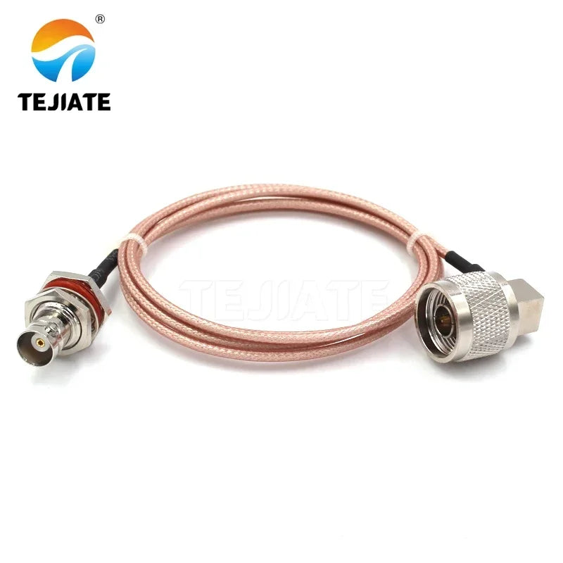 1PCS TEJIATE Adapter Cable N To BNC Type NJW Convert BNCK 8-90CM 1M 1.5M 2M Length Connector RG316 Wire