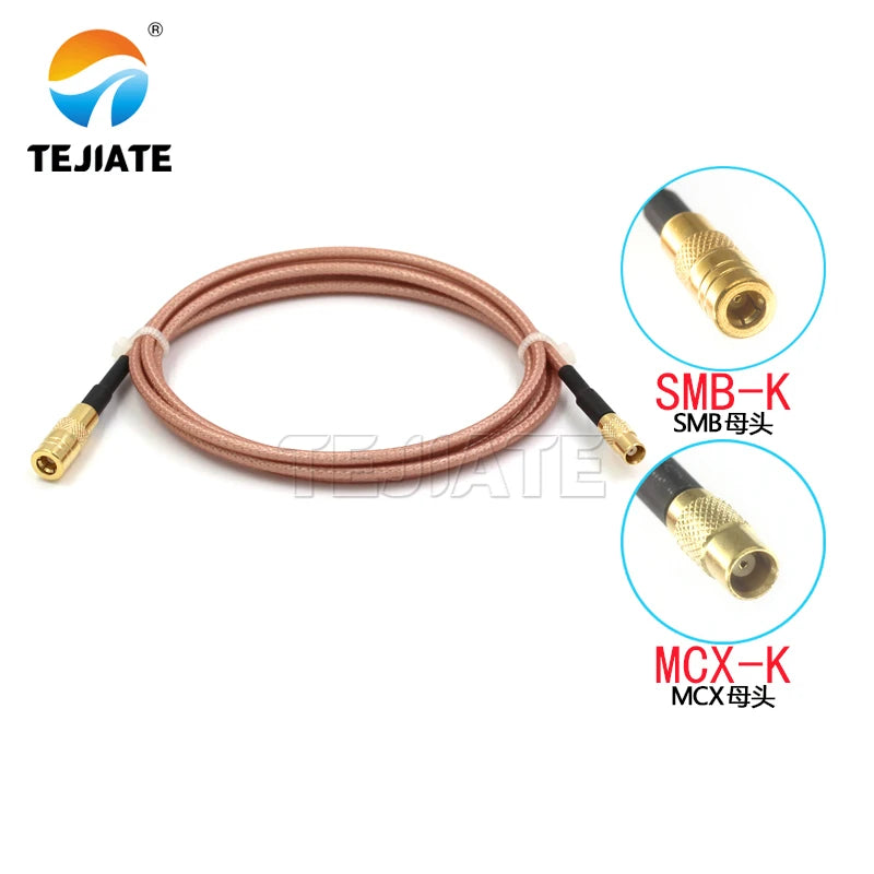 1PCS SMB female to MCX male female adapter cable MCX-JW MCX-J MCX-K to SMB-K connection cable RF RF cable RG316 coaxial line