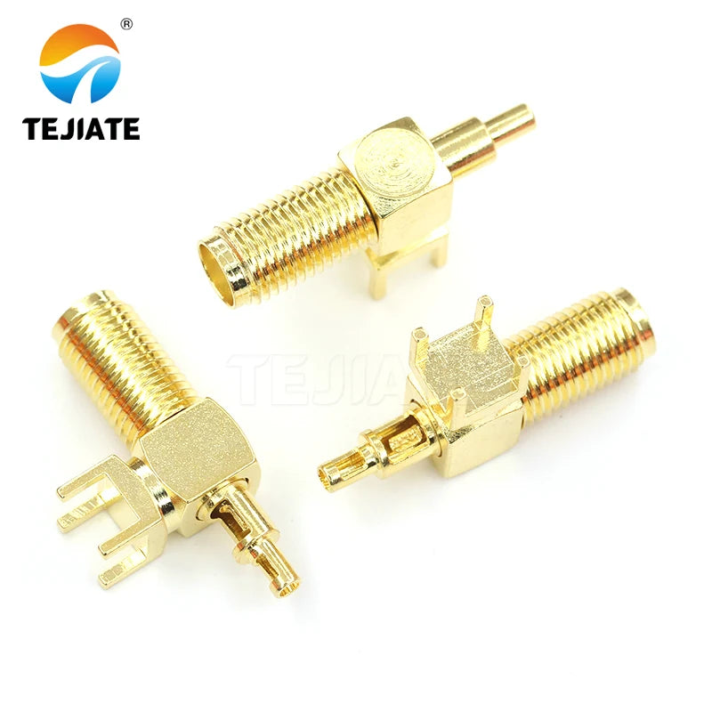 1PCS SMA-KWE-1.13 SMA connector 1.13 High quality RPSMA KWE-1.13 Open 90 degree female RF coaxial plug right angle connector