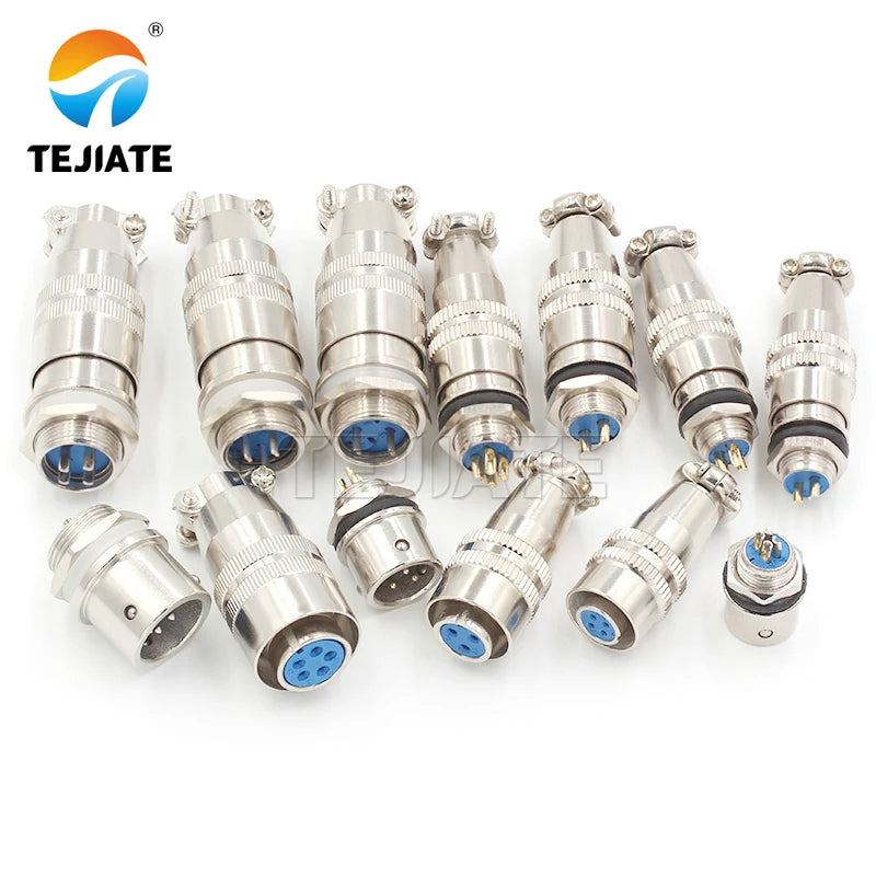 Small aviation plug XS8/9/10/12JK-2/3/4/5/6 core push-pull socket connector gold-plated