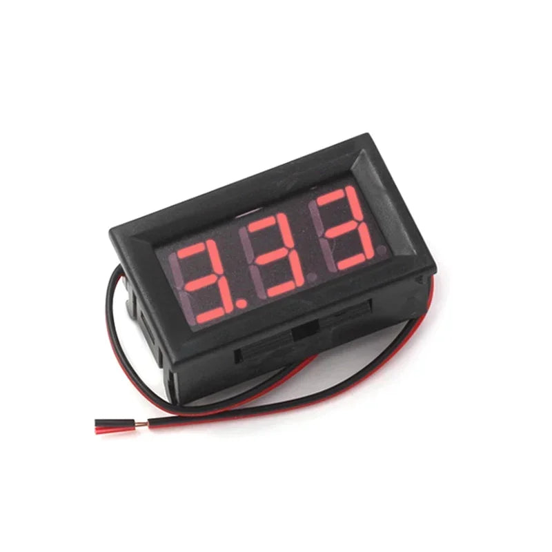 Two-wire voltmeter DC4.5V-120V DC digital display digital voltmeter head indication display digital tube