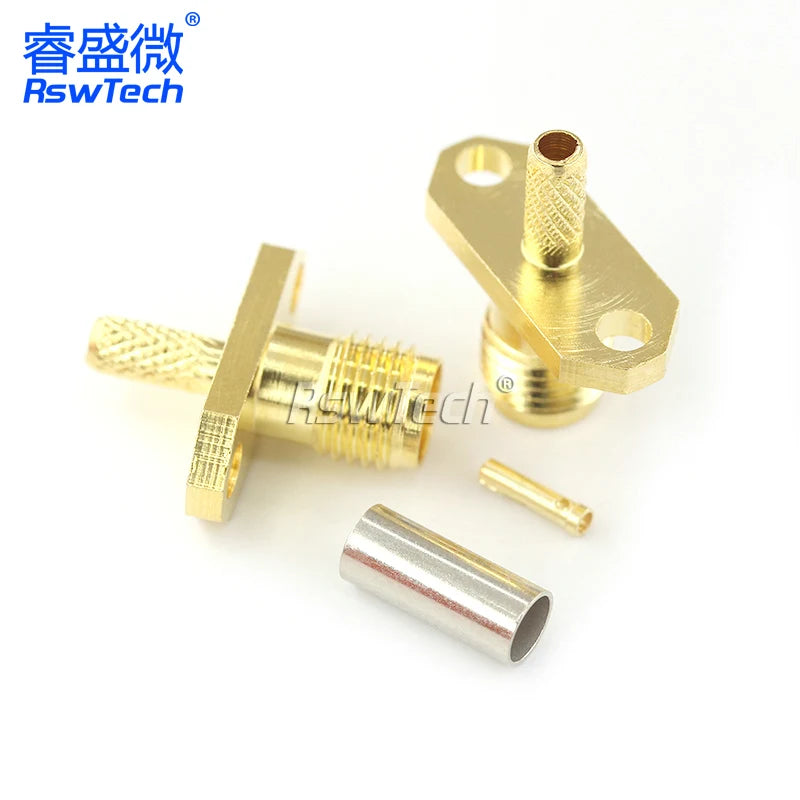 1PCS SMA RPSMA J/JW/KF/KY/KYW-1.5 Crimp Feeder Connector Power Test Adapter Match For RG316
