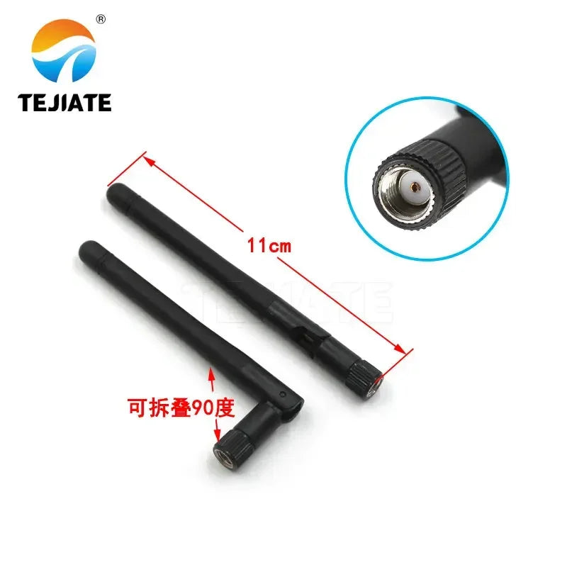 5PCS 2.4G Bendable Antenna SMA Inner Hole 11CM White/black
