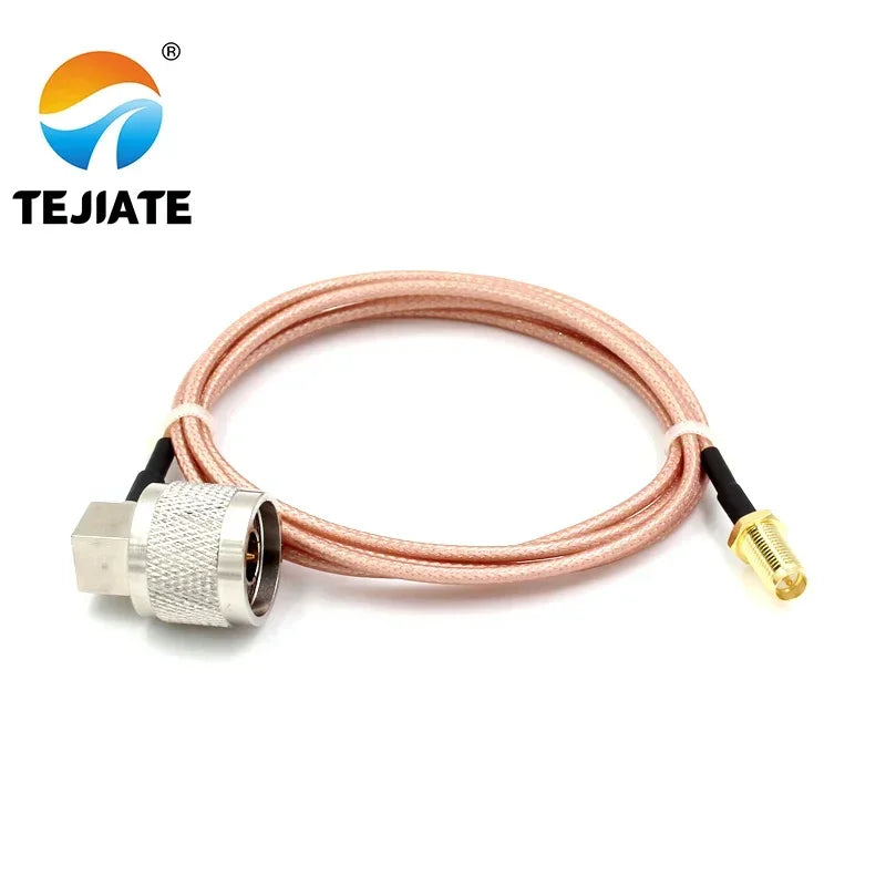 1PCS TEJIATE Adapter Cable N To RPSMA Type N-JW Convert RPSMA-KY 8-90CM 1M 1.5M 2M Length Connector RG316 Wire