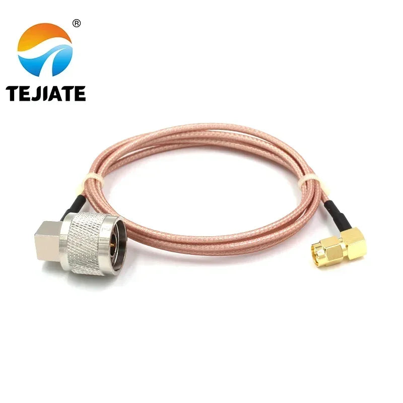 1PCS TEJIATE Adapter Cable BNC To SMA Type N-JW Convert SMA-JW 8-90CM 1M 1.5M 2M Length Connector RG316 Wire