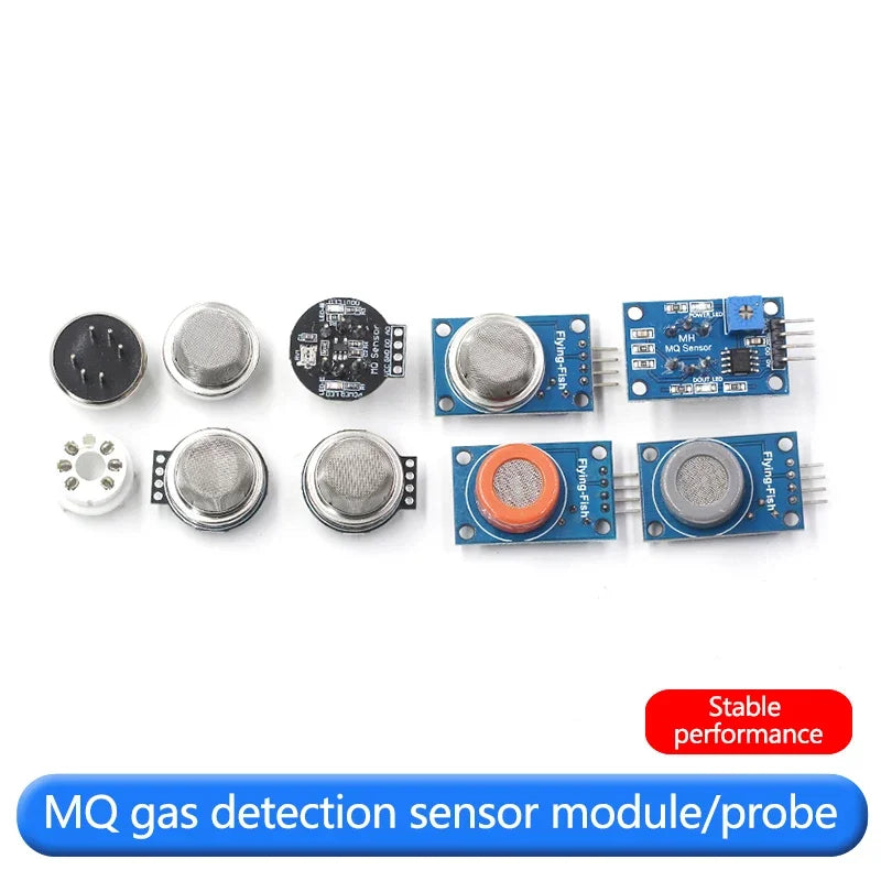1pcs MQ-2-135-3-7-9 smoke air sensitive alcohol hydrogen carbon monoxide combustible liquefied sensor module probe 2