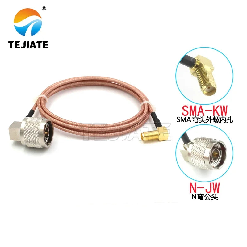 1PCS SMA-KW to N adapter line N-J N-K N-JW male female to SMA-KW RF line RG316 connection line impedance 50 ohms