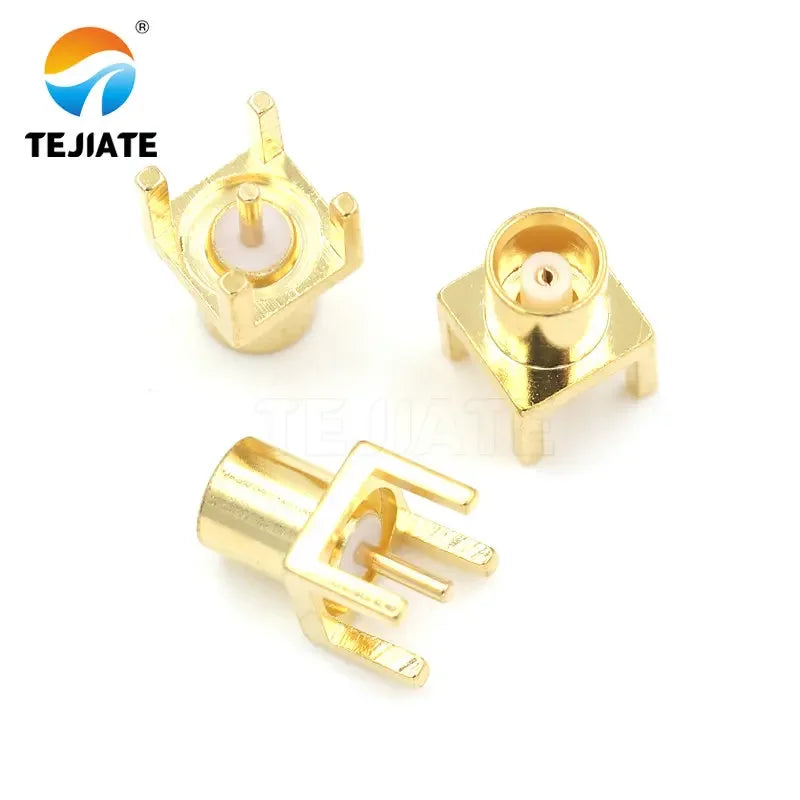 1PCS MCX MMCX KE-KWE-JE-JEF Connector Male/Female Base Straight Angle Bent Header Four Feet Welding PCB Socker Adapter