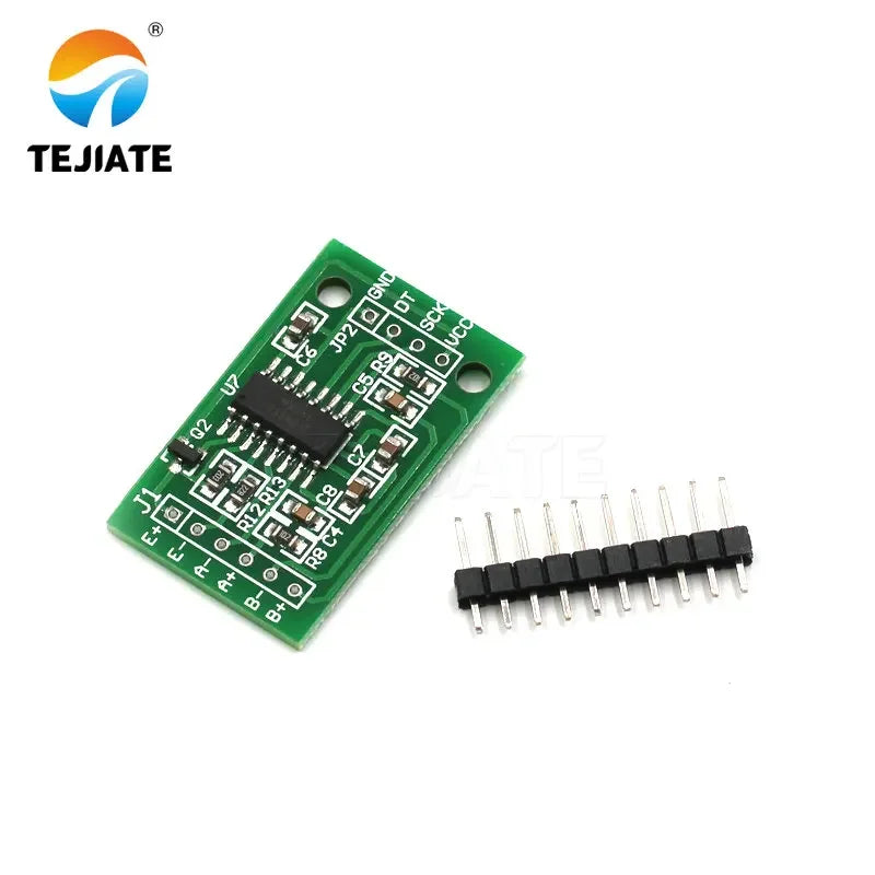 1PCS TEJIATE HX711 Chip HX711AD Module 24 Bit Singlechip Electronic Weight Detector High Precision Pressure Sensor