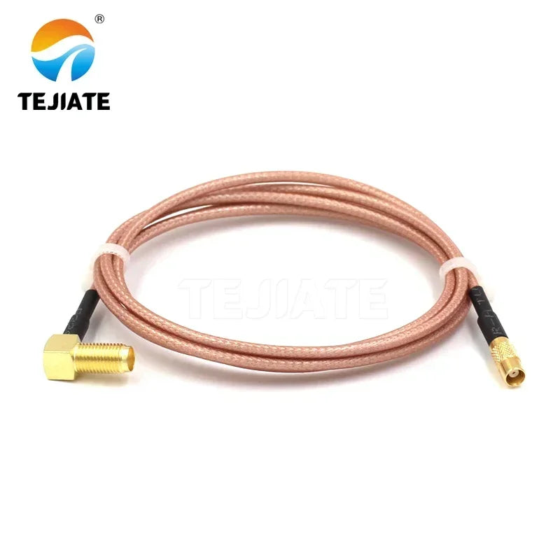 1PCS TEJIATE Adapter Cable MCX To SMA Type MCXK Convert SMAKW 8-90CM 1M 1.5M 2M Length Connector RG316 Wire