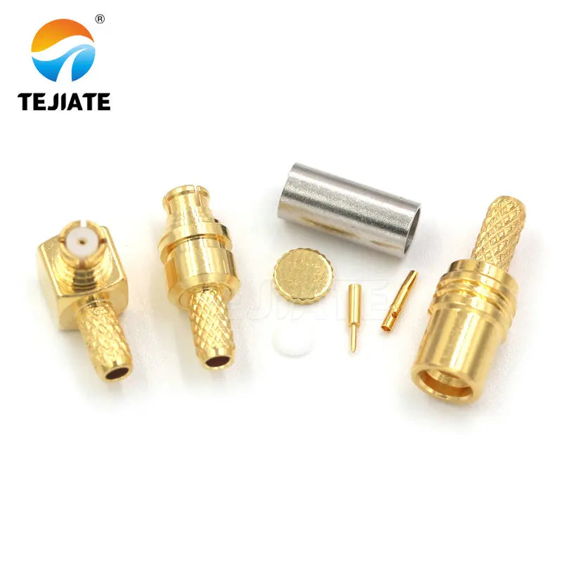 1PCS SMP Male and Female 1.5 Coaxial Connecor Straight and Angle RF Gold-Plated Adapter