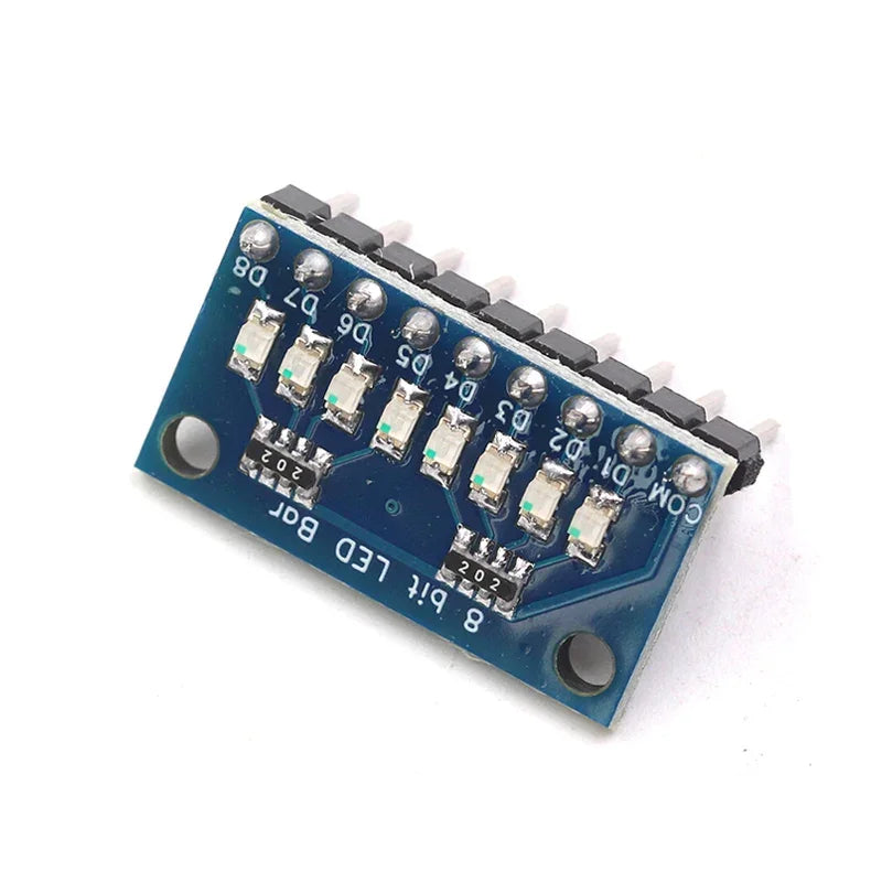 3.3V/5V 8-bit blue/red common anode/common cathode LED indicator module DIY LED light strip