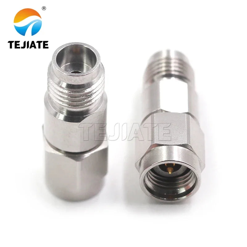 DC-40G 50G stainless steel millimeter wave 1.85mm 2.92mm 2.4mm female to male rf coaxial high frequency adapter adaptor