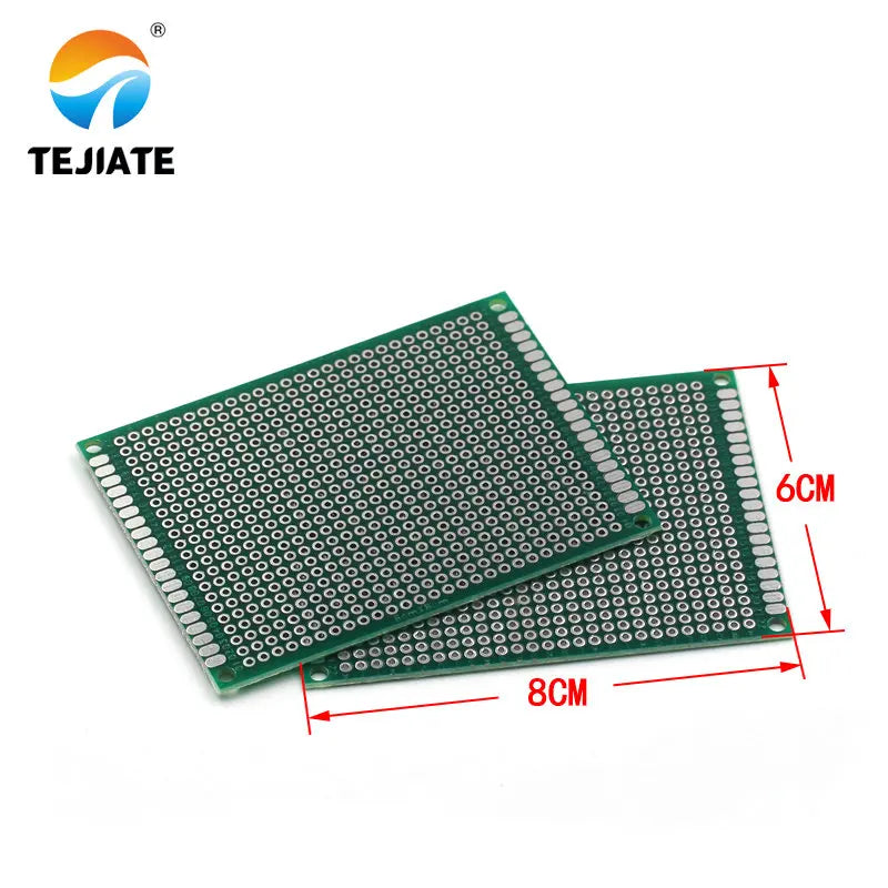 Double-sided tin plate PCB circuit board 4*6 5*7 6*8 7*9CM fiberglass board universal board perforated board